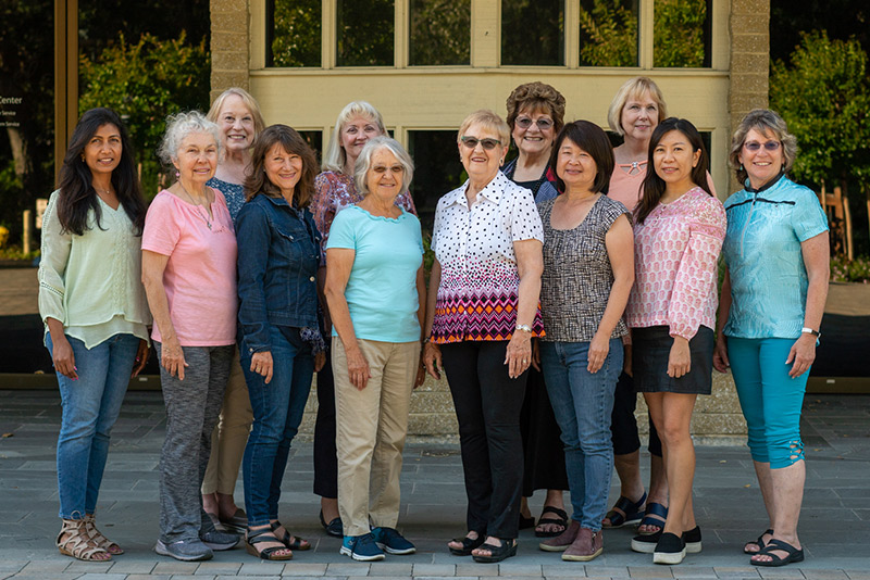 Women Group Shot in front of church